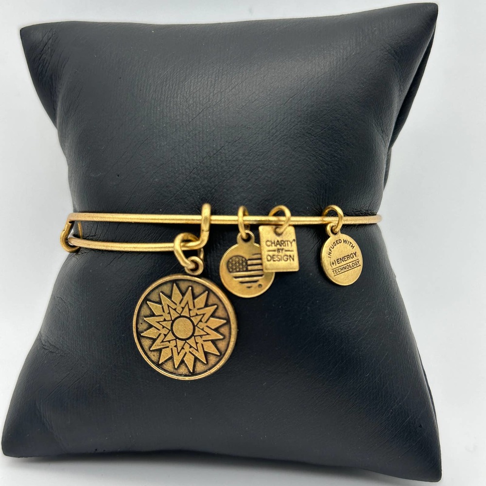 ALEX AND ANI New Beginnings Gold-Tone Charm Bracelet